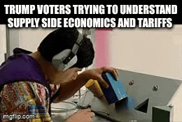 A six-panel meme sequence shows a man in an orange jumpsuit wearing headphones, progressively looking more confused and…