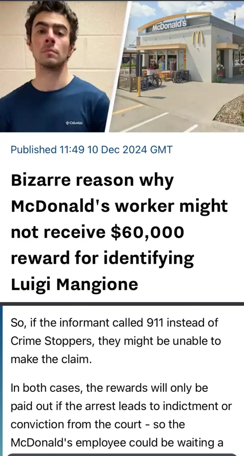 A Lesson for Kids: Always Snitch on the Money Line, Never the Cops