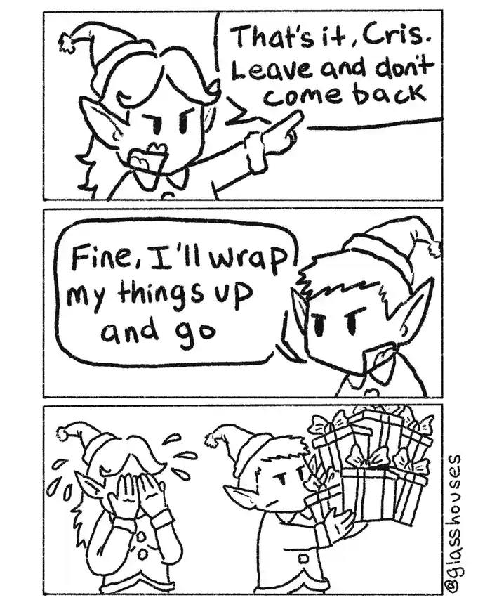 Time to pack up and make a swift exit!