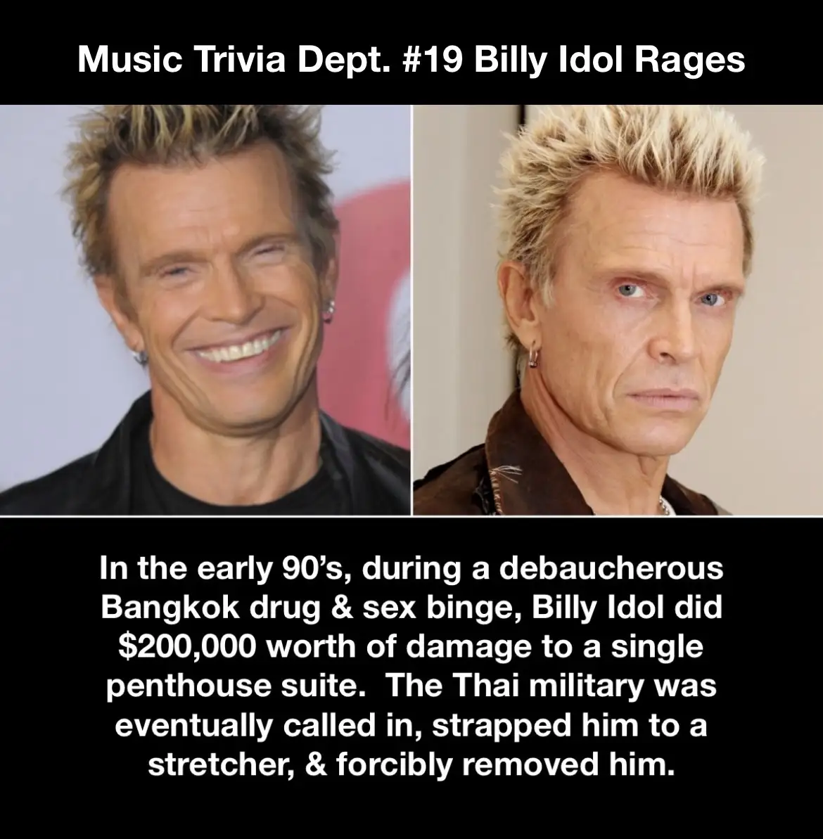 Epic Music Showdown: Billy Idol Takes on the Thai Military!