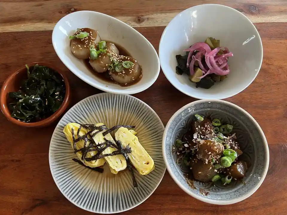Indulging in a Japanese-inspired late breakfast.