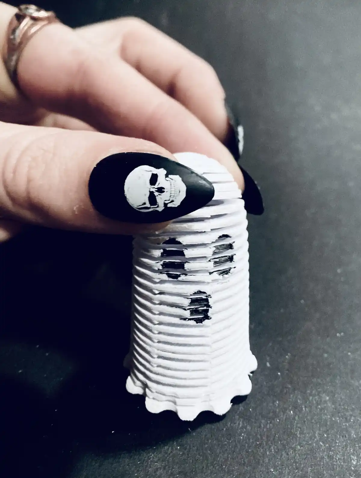 Artober Day 25: Crafting a Slinky Ghost with PLA 3D Printing