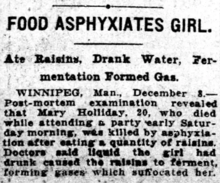 Avoid Raisins at All Costs: A Holiday Warning!