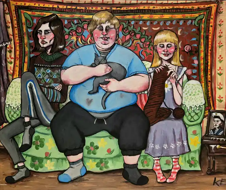 Presenting my latest masterpiece: 'Family Portrait'