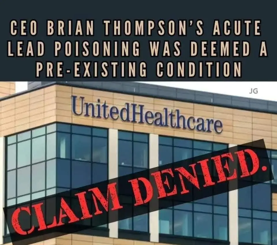 The image shows the exterior of a UnitedHealthcare building with large glass windows and beige brickwork. Overlaid text at…