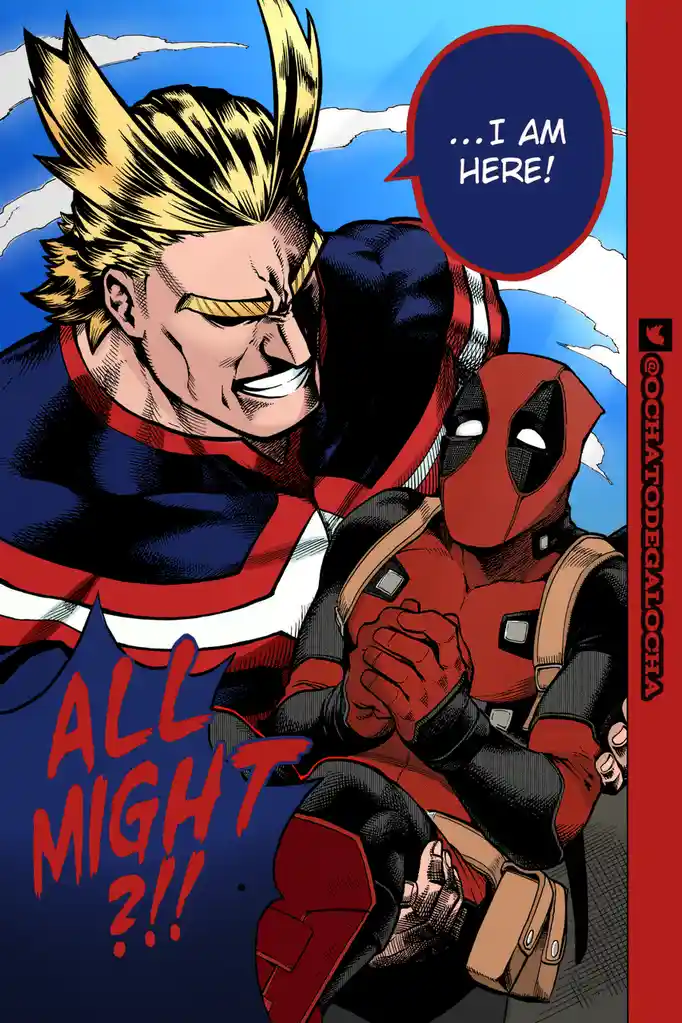 Deadpool Meets All Might: A Heroic Crossover