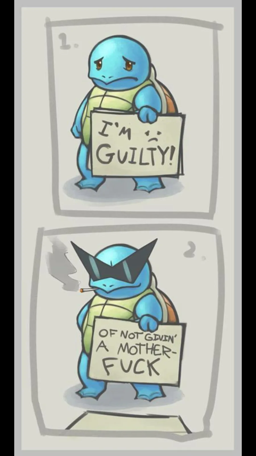 Squirtle Just Doesn't Care!