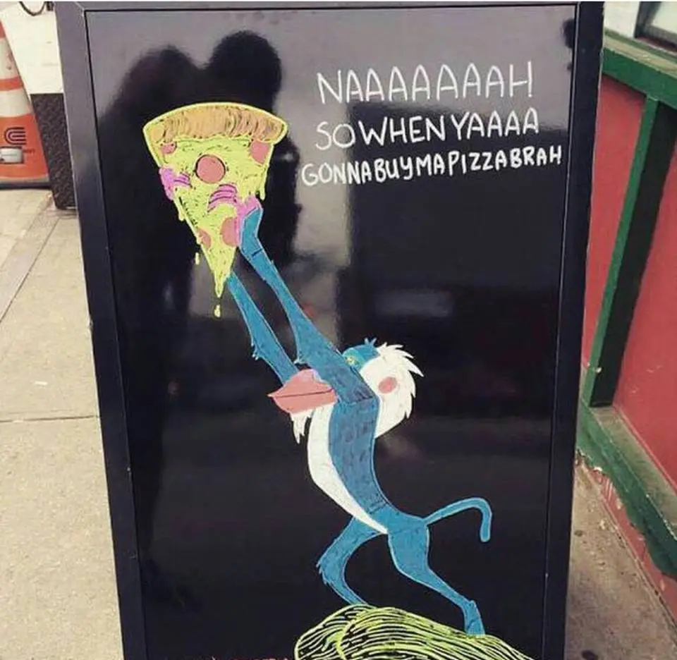 Cafeteria Sign of the Day