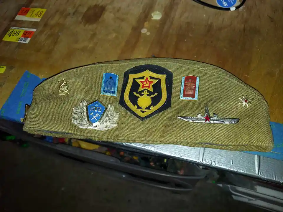 A unique souvenir hat from the USSR in 1984.