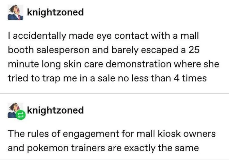 The image shows two identical Reddit-style posts from a user named 'knightzoned'. The first post describes a harrowing…