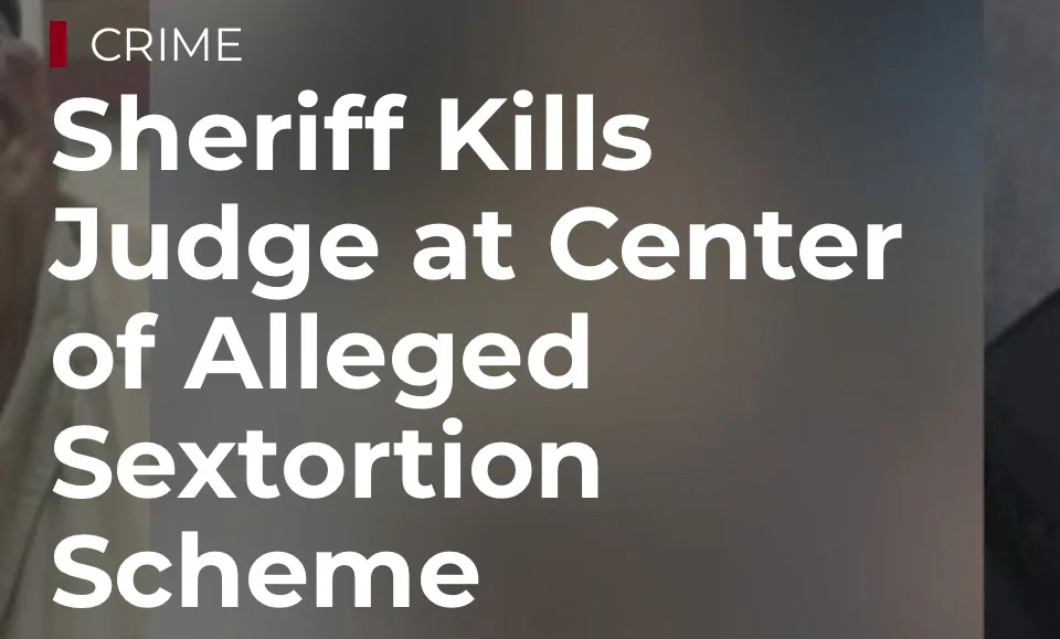 A news headline overlaying a blurred background image, with the text 'CRIME' in the top left corner. The main headline reads…