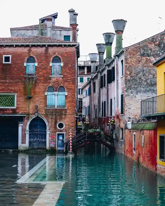 Venice Under High Tide: A Stunning View