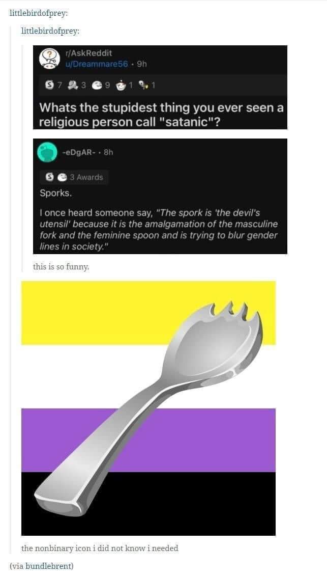 The image displays a screenshot of a Reddit thread where a user asks for the stupidest thing a religious person has called…