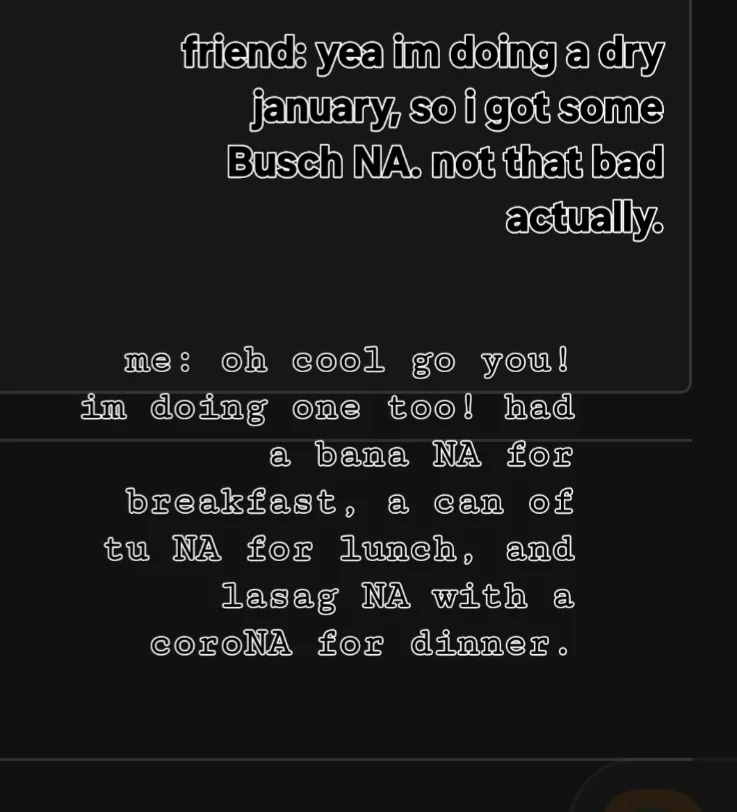 The image displays a black background with white text in a comic sans-like font, divided into two sections. The top section…