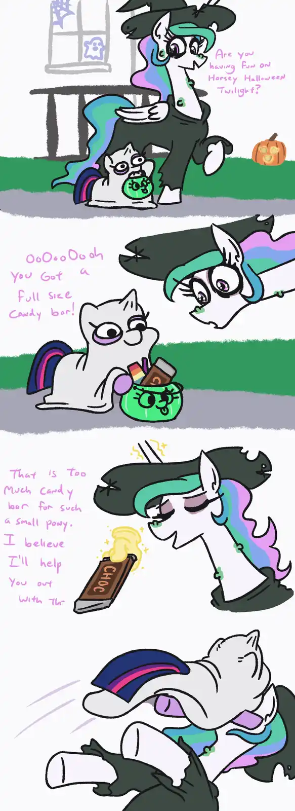 Don't get between a Twiggy and their candy stash!