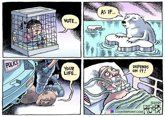Vote like your life depends on it!