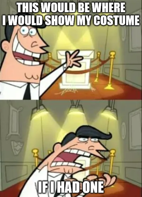 The image is a two-panel meme featuring the animated character Timmy Turner from 'Fairly OddParents'. In the top panel, he…