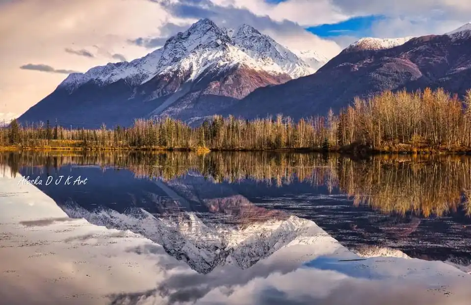 Tranquil Reflections at the Lake