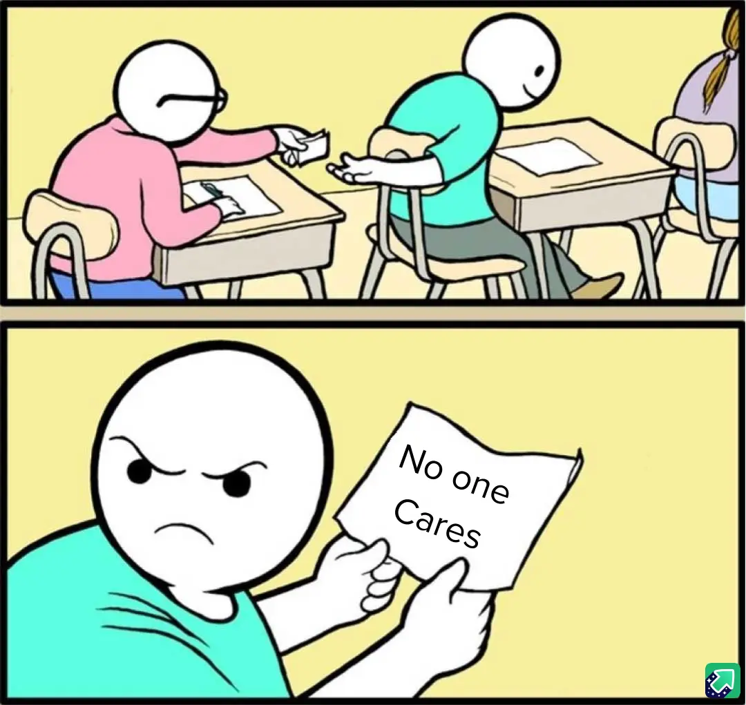 The top panel shows a student in a pink shirt handing a note to a student in a teal shirt during a test. The bottom panel…