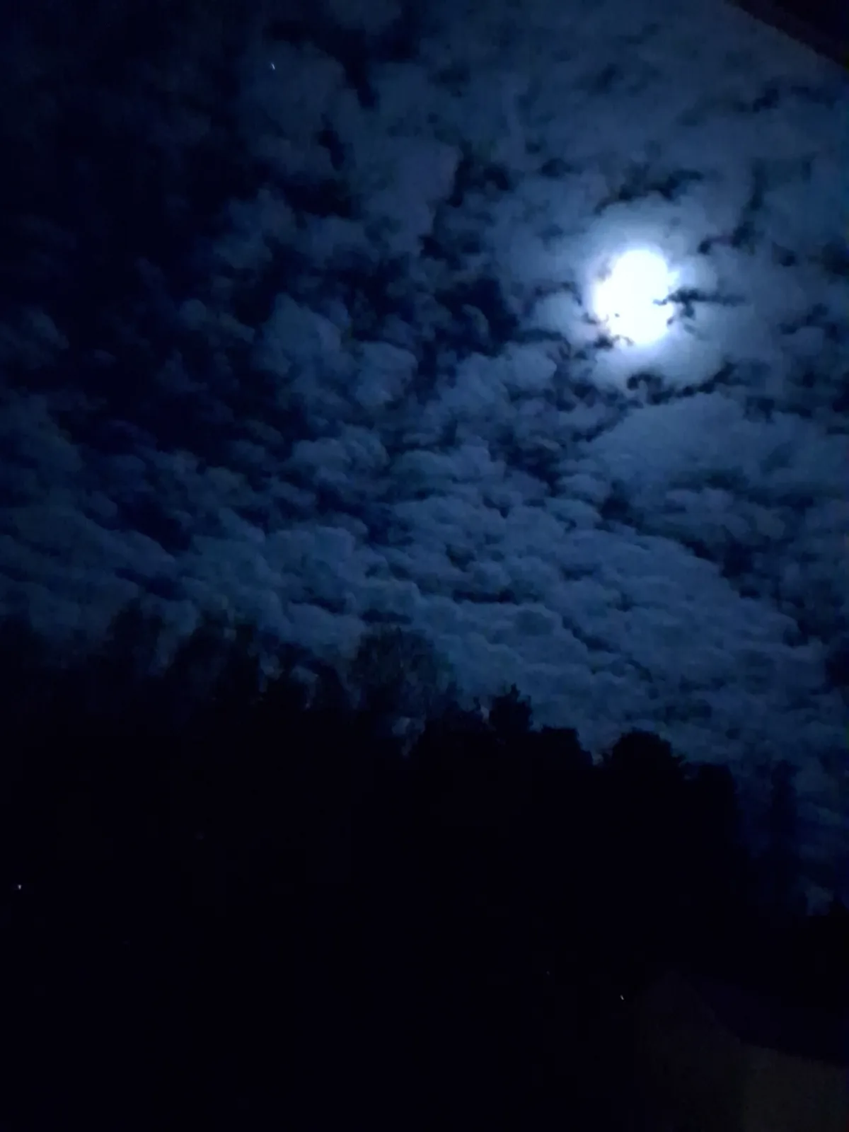 Captured from My Balcony: A Stunning Night in Savonlinna, Finland
