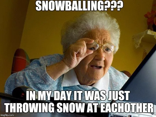 Hold Up... What Type of Snowballs Were We Supposed to Make?