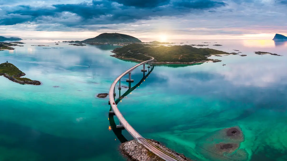 Above the Arctic Circle, SommarÃÂ¸y Island shines with the midnight sun, its 69 days of continuous daylight a rare treat…