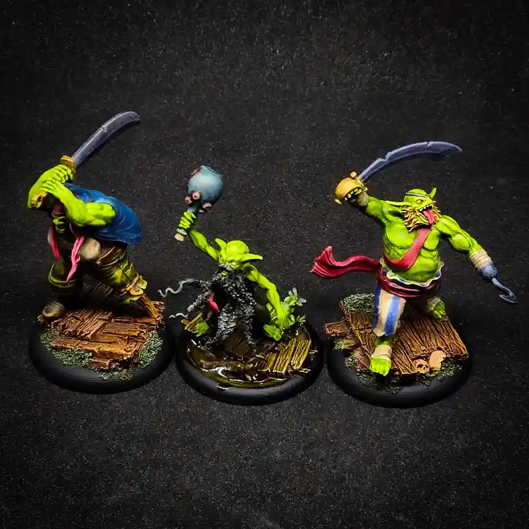 Malifaux Miniatures Showcase: Mossbeard and the Swashbucklers