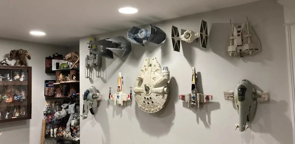 Check out this amazing collection of Star Wars vehicles!