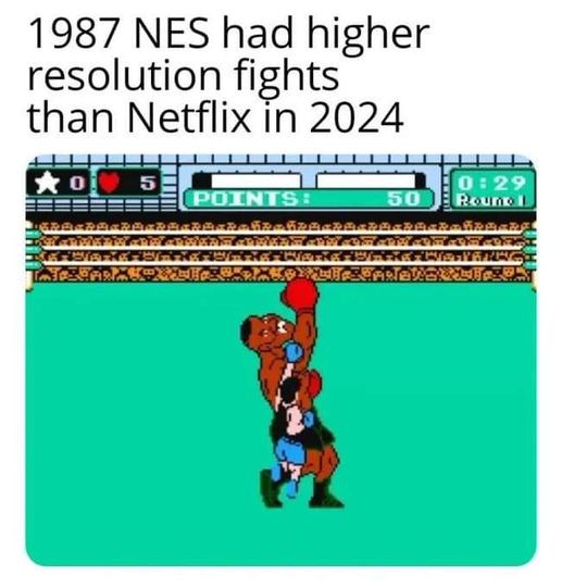 A screenshot of a pixelated 1987 NES boxing game shows a large brown bear punching a small human-like figure. The game…