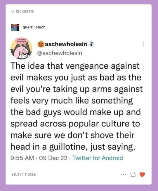 A screenshot of a tweet from user @aschewholesin, posted on December 9, 2022, at 9:55 AM via Twitter for Android. The tweet…