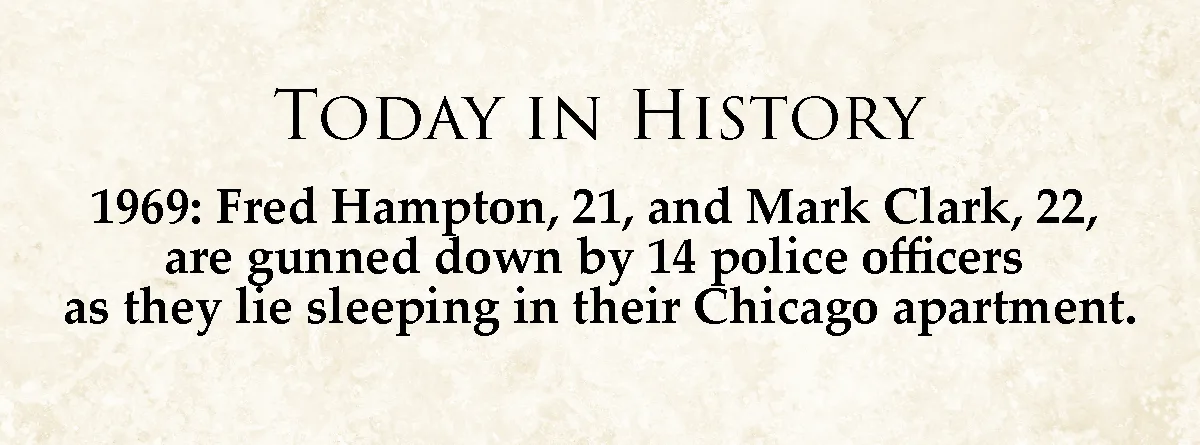 The image displays a beige, textured background with black serif text styled like a historical record. The text reads 'TODAY…