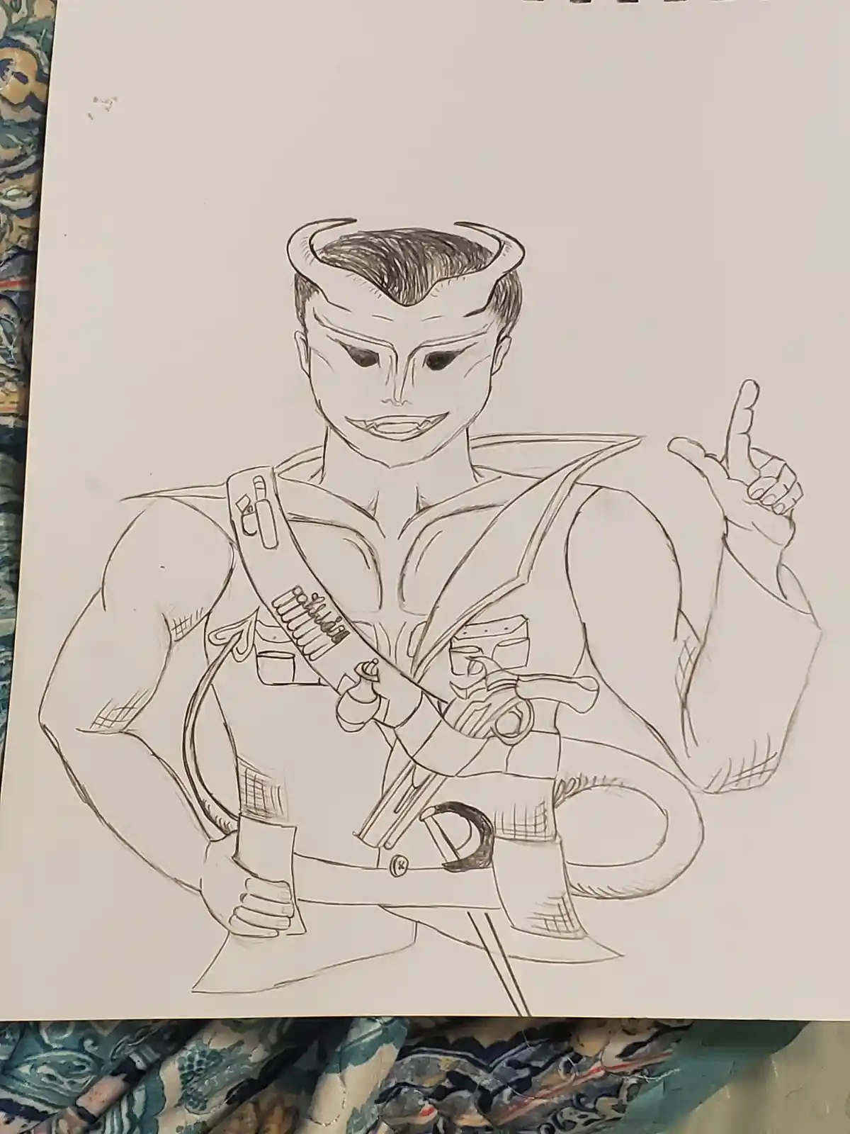 Meet my DnD character, ready for adventure!