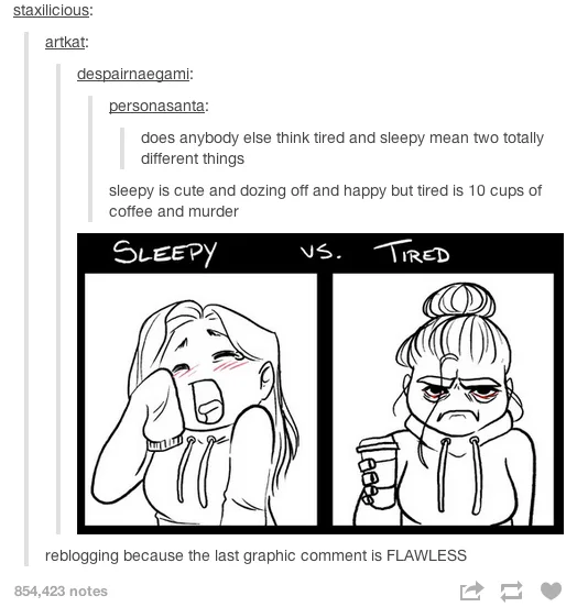 Understanding the Difference: Sleepy vs. Tired