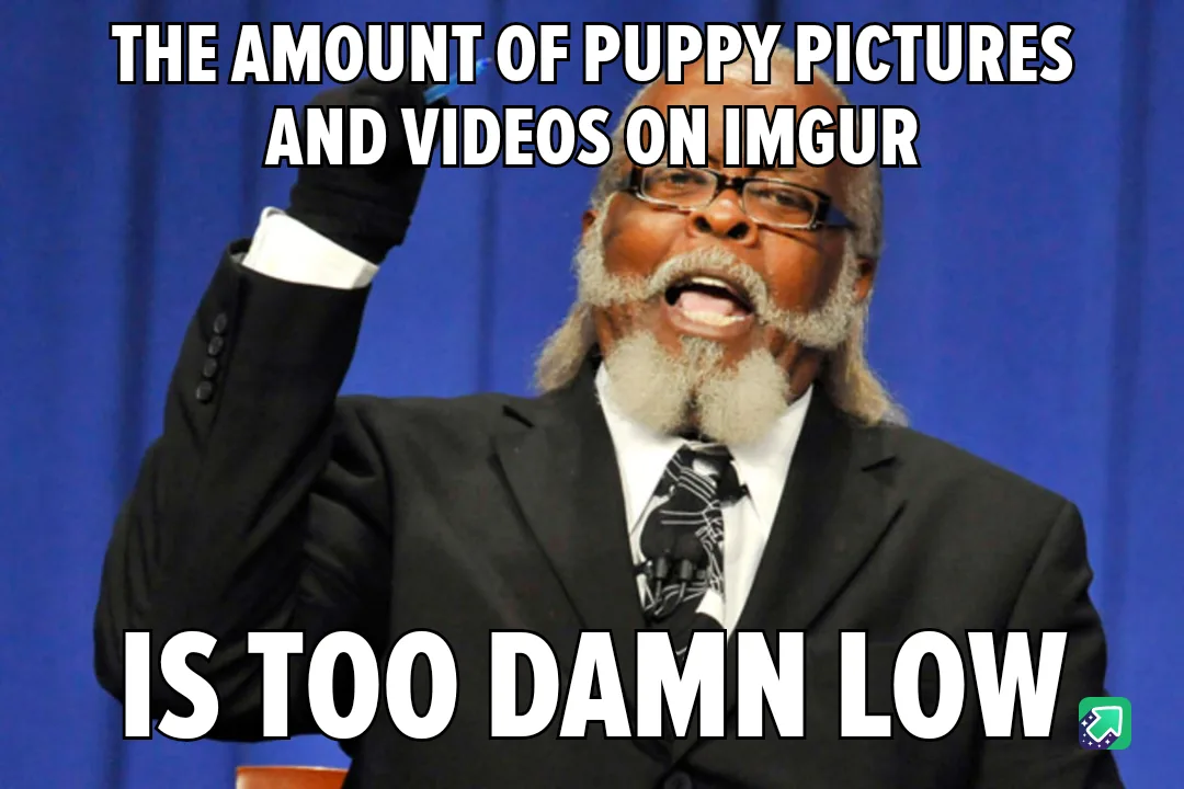 A man in a black suit and glasses, with a white beard and raised fist, stands before a blue curtain. The overlaid text reads…