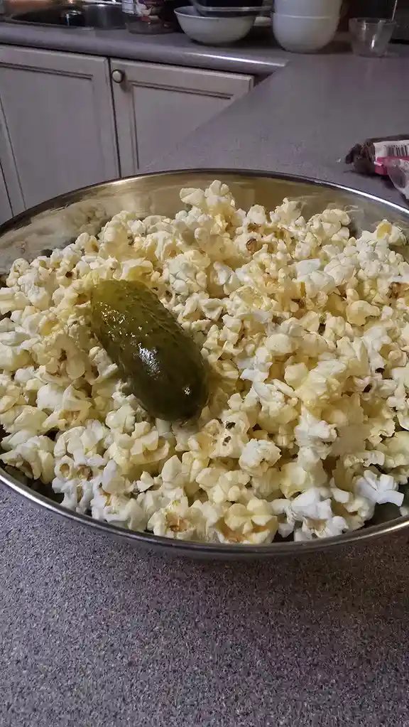 Dill pickle popcorn: A tangy twist on a classic snack!