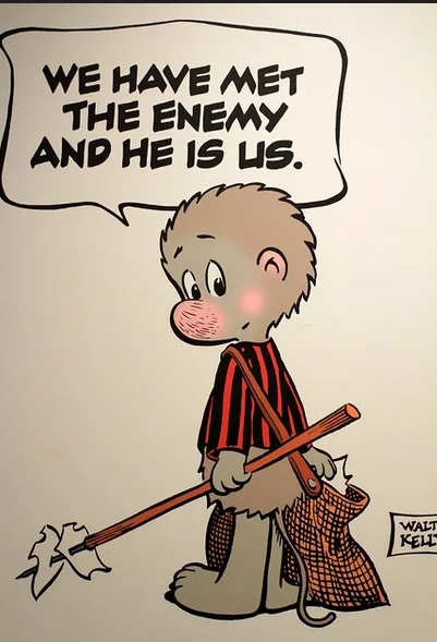 Pogo or Carlin, The Message is Crystal Clear