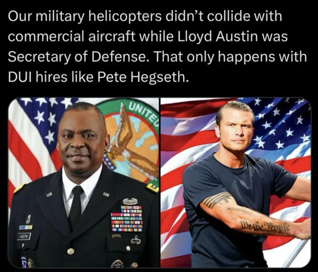 The image displays two side-by-side photos: on the left, a man in a U.S. military uniform with medals and an American flag…