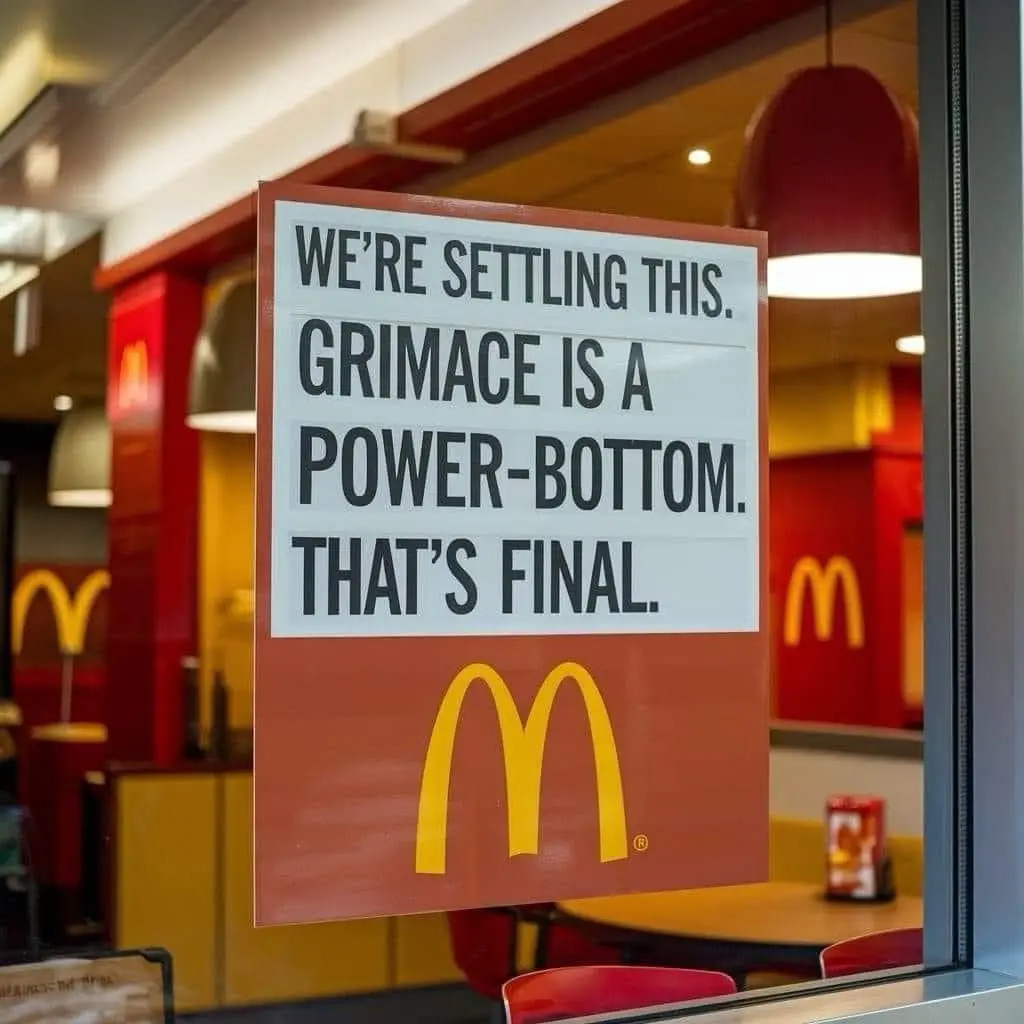 Just Grimace being Grimace