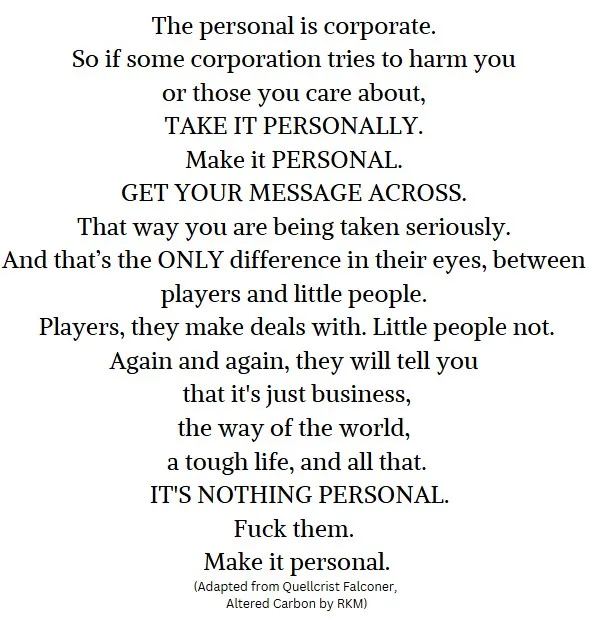Make It Personal: A Call to Action