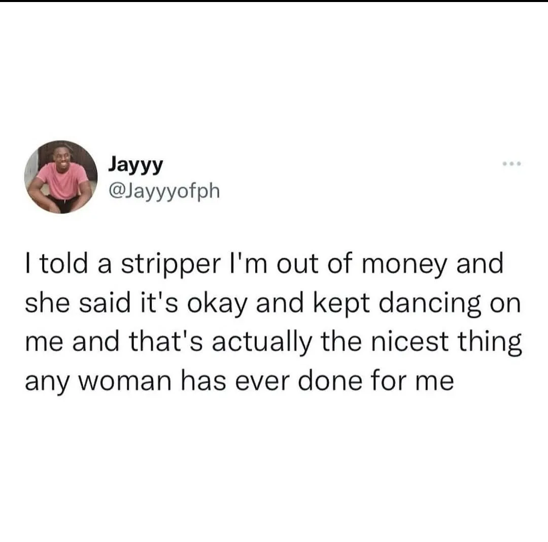 A screenshot of a tweet by user Jayyy (@Jayyyofph) showing a man in a pink shirt smiling in his profile picture. The tweet…