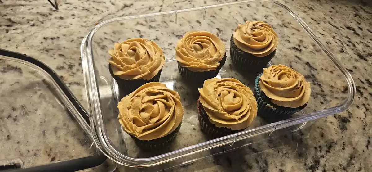 Delicious Chocolate Peanut Butter Cupcakes Await!