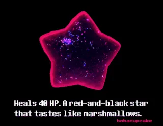 Six identical images show a glowing pink star with a galaxy pattern inside, set against a black background. Each image has…