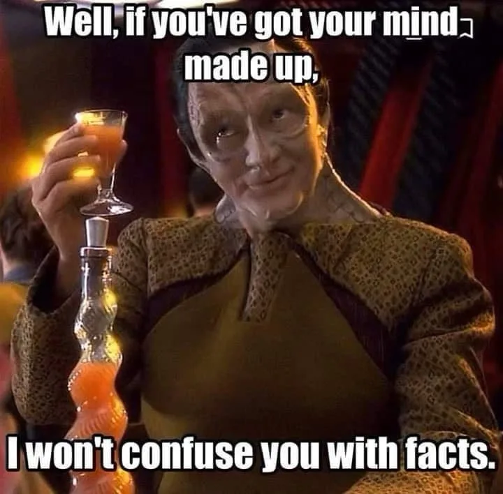 A man with glasses and a patterned shirt holds a glass of orange liquid above a hookah, smiling smugly. The overlaid text…