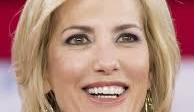 A close-up of a smiling blonde woman with bright makeup and gold earrings, overlaid with the text 'I'm not a morning person…