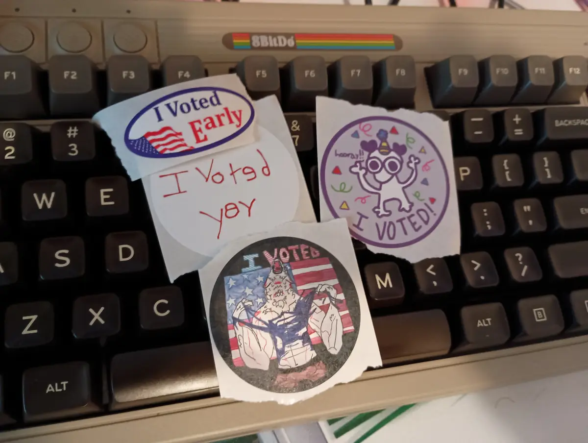 My Vote Counts Just Like Everyone Else's, Plus I Get Cooler Stickers!