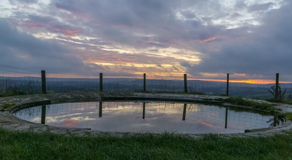 Capturing the beauty of a stunning sunrise