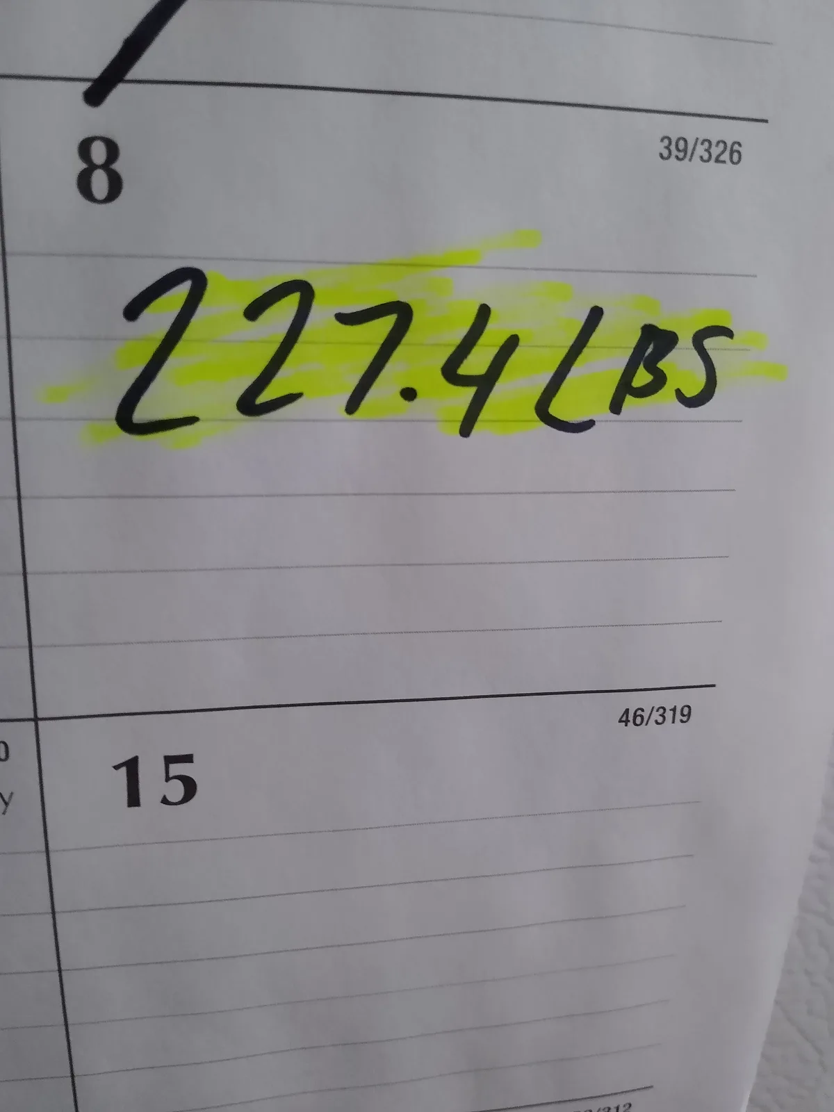 Day 10 of my daily weigh-in and calorie tracking journey