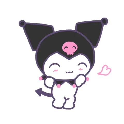 Meet Kuromi, the adorable troublemaker!