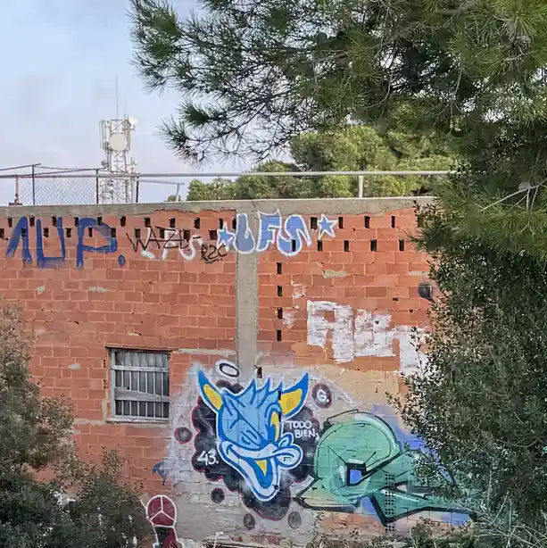 Street Art on the Path to Barcelona's Bunkers