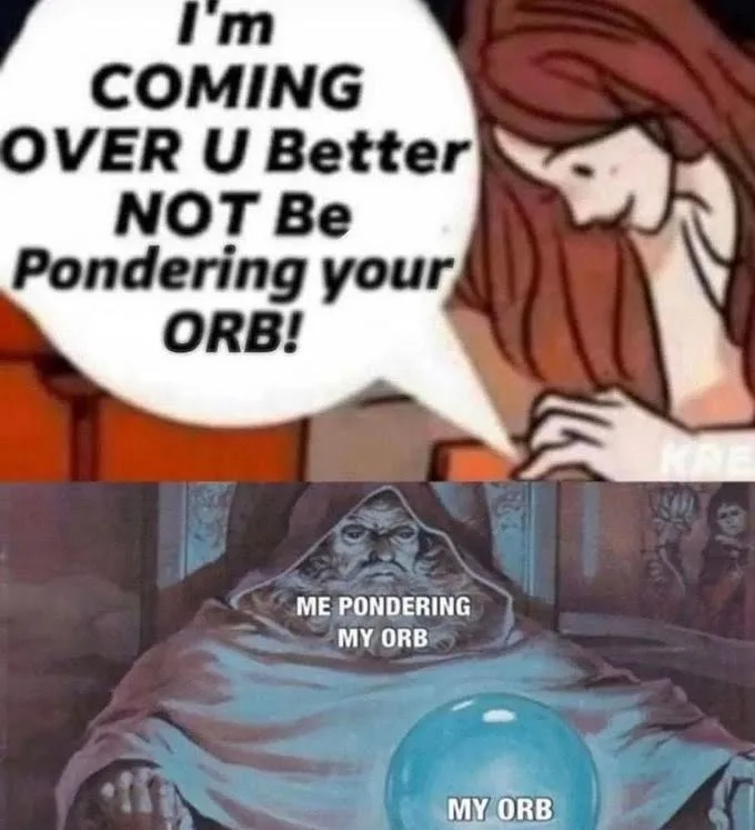 The top panel shows a cartoon woman with red hair leaning forward with a speech bubble that reads 'I'm COMING OVER U Better…